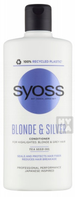 Syoss condi 440ml Blonde a silver