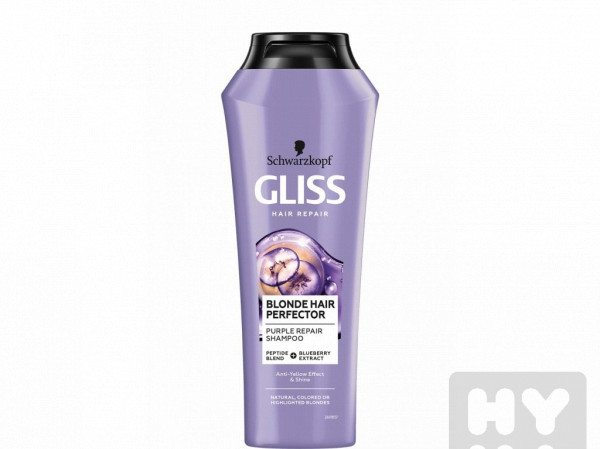 detail Gliss shampoo 250ml Blonde Hair perfector