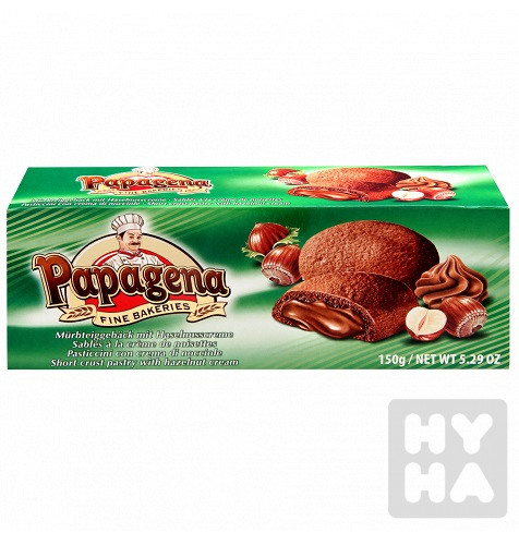 Papagena 150g Biscuits hazelnut cream