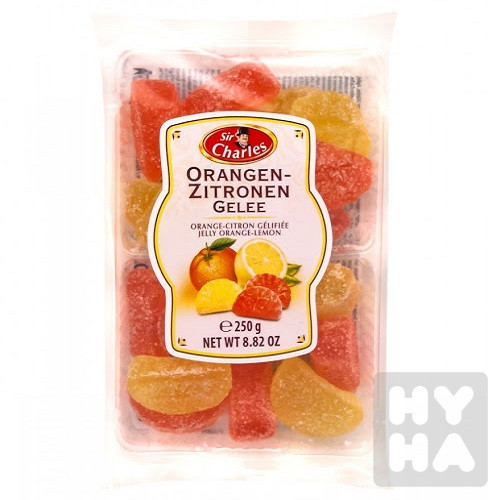 Sir Charles želé 250g Citron-Pomeranč