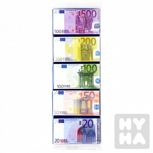 Euro bankovky mlecna cokolada 5x15g