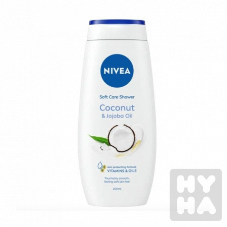 detail Nivea sprchový gel 250ml Coconut a jojoba oil