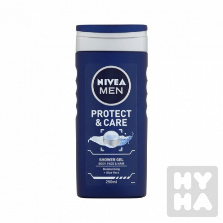 detail Nivea sprchový gel 250ml Protect & Care