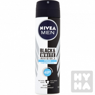 detail Nivea deodorant 150ml Black a white invisible men