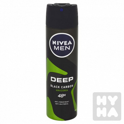 Nivea deodorant 150ml Black carbon amazonia
