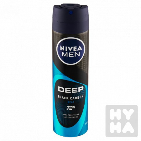 detail Nivea deodorant 150ml deep black carbon