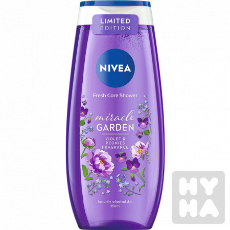 detail Nivea sprchový gel miracle garden violet