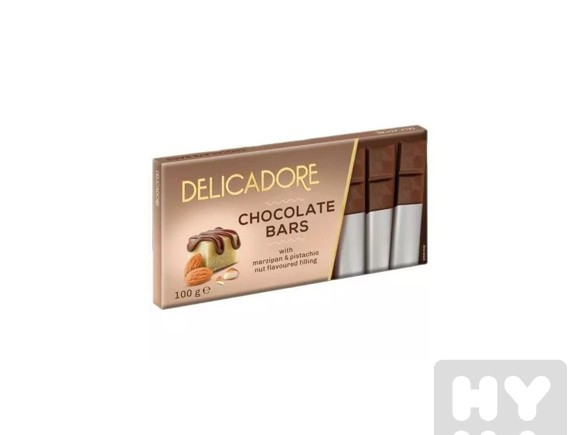 Delicadore čokoláda 100g Marzipan a pistachio nut